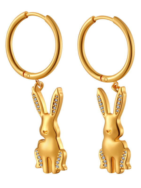 rabbits earrings