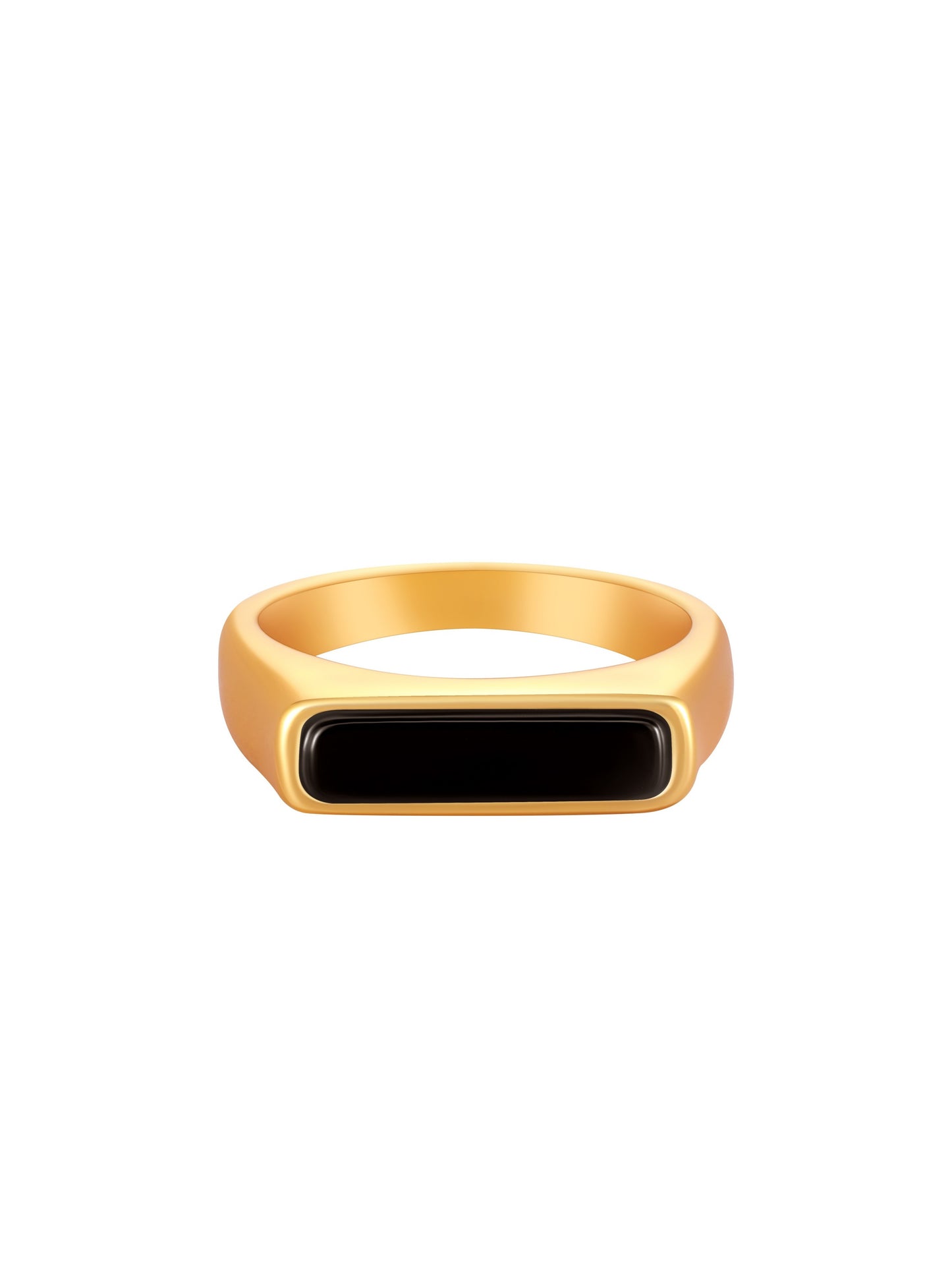 Black Agate Ring