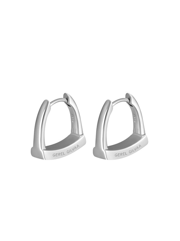 Silver Horseshoe Earrings