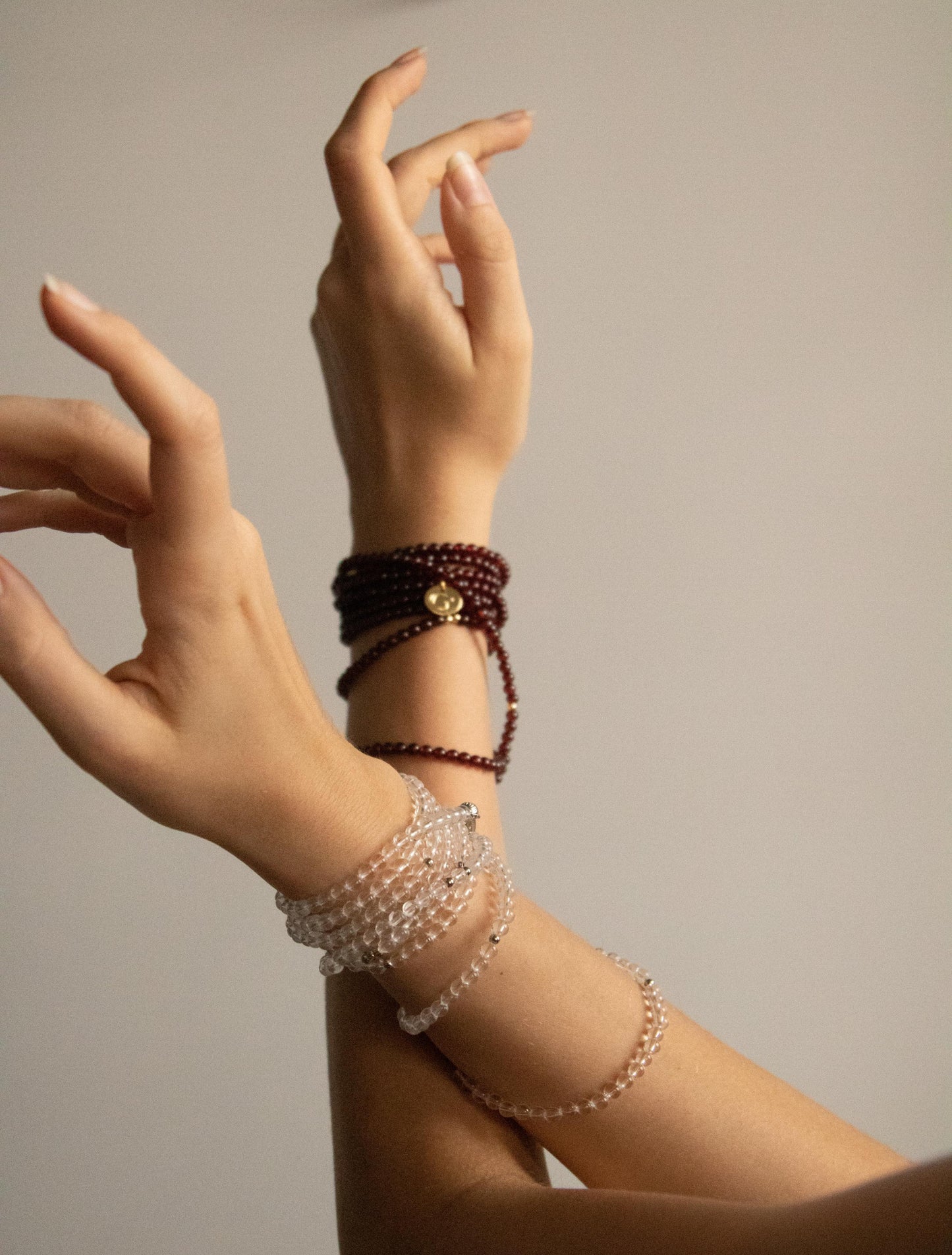 Citrine Multilayer Wrap Necklace / Bracelet