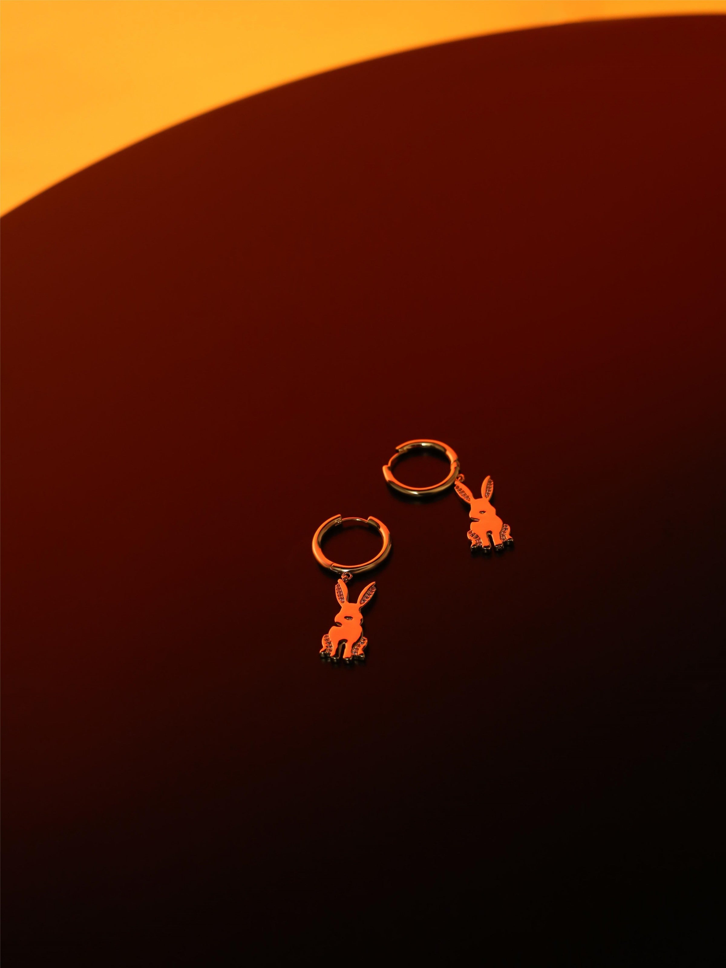 rabbits earrings