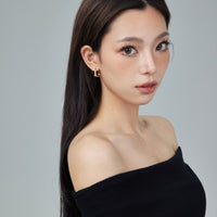 Gold Horseshoe Earrings