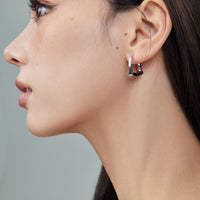 Silver Horseshoe Earrings