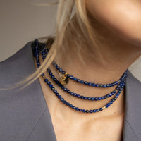 Lapis Multilayer Wrap Necklace / Bracelet
