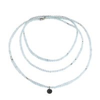 Aquamarine Multilayer Wrap Necklace / Bracelet