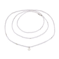 Clear Quartz Multilayer Wrap Necklace / Bracelet