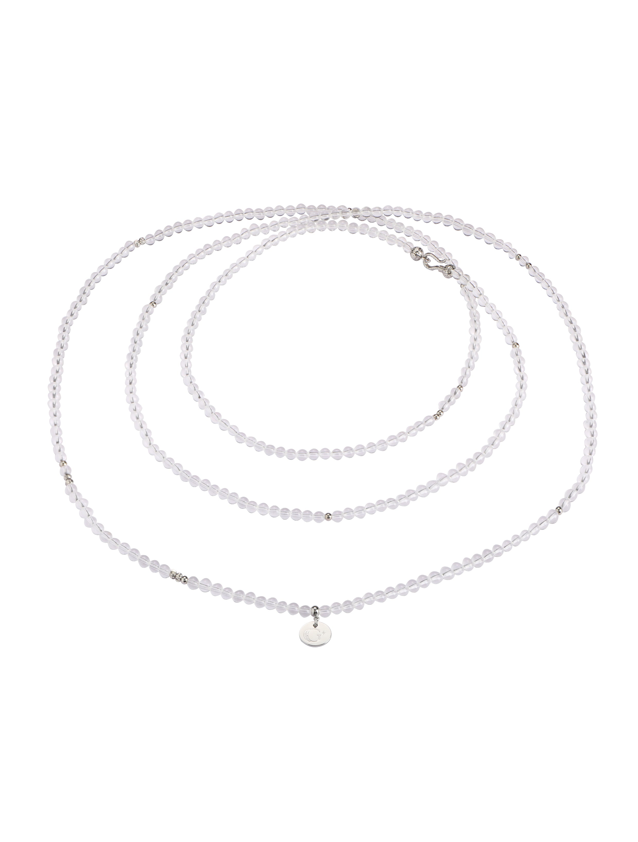 Clear Quartz Multilayer Wrap Necklace / Bracelet
