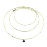 Prehnite Multilayer Wrap Necklace / Bracelet
