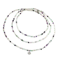 Fluorite Multilayer Wrap Necklace / Bracelet