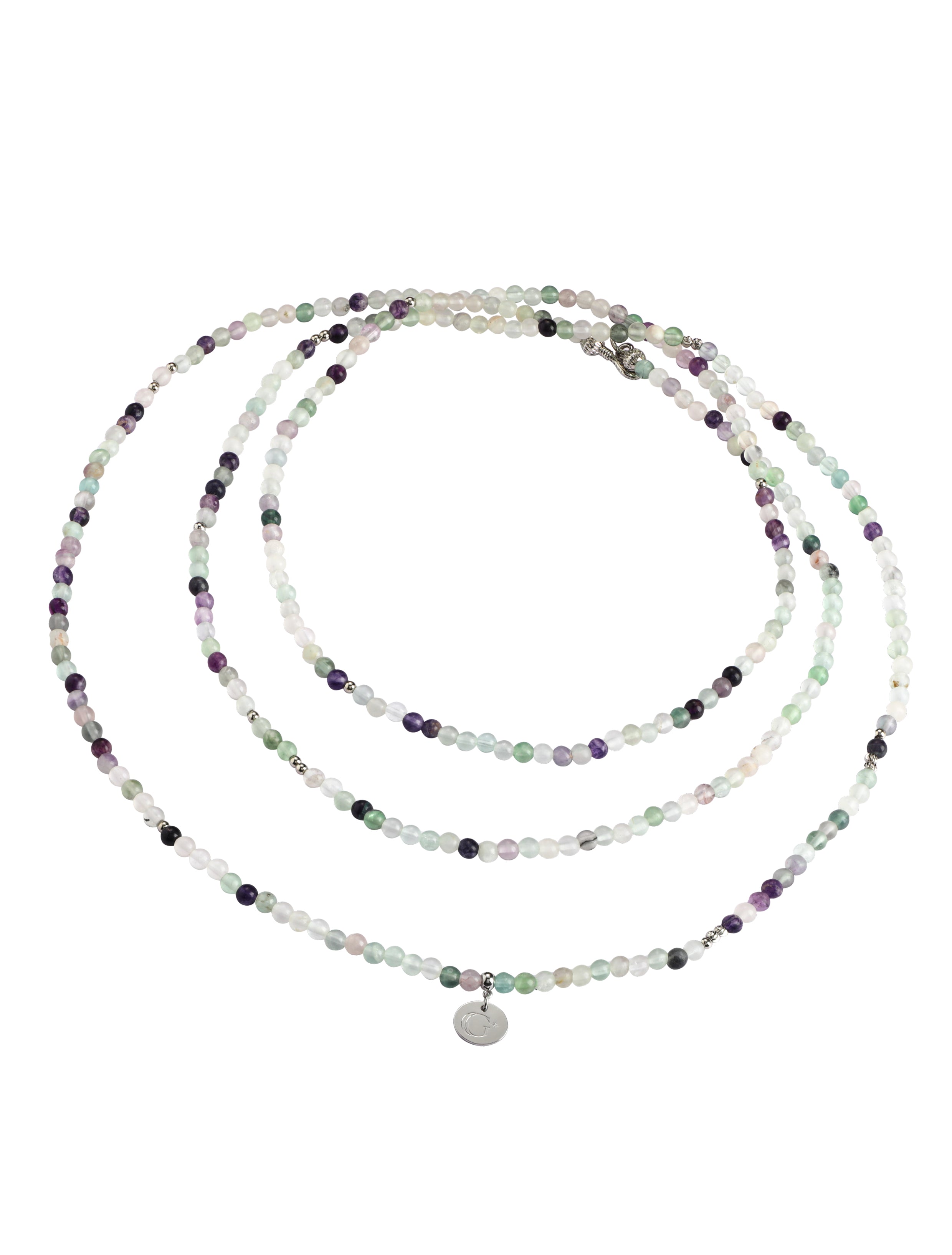 Fluorite Multilayer Wrap Necklace / Bracelet