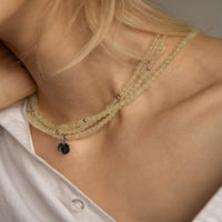 Prehnite Multilayer Wrap Necklace / Bracelet