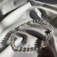 Clear Quartz and Baroque Pearl Necklace