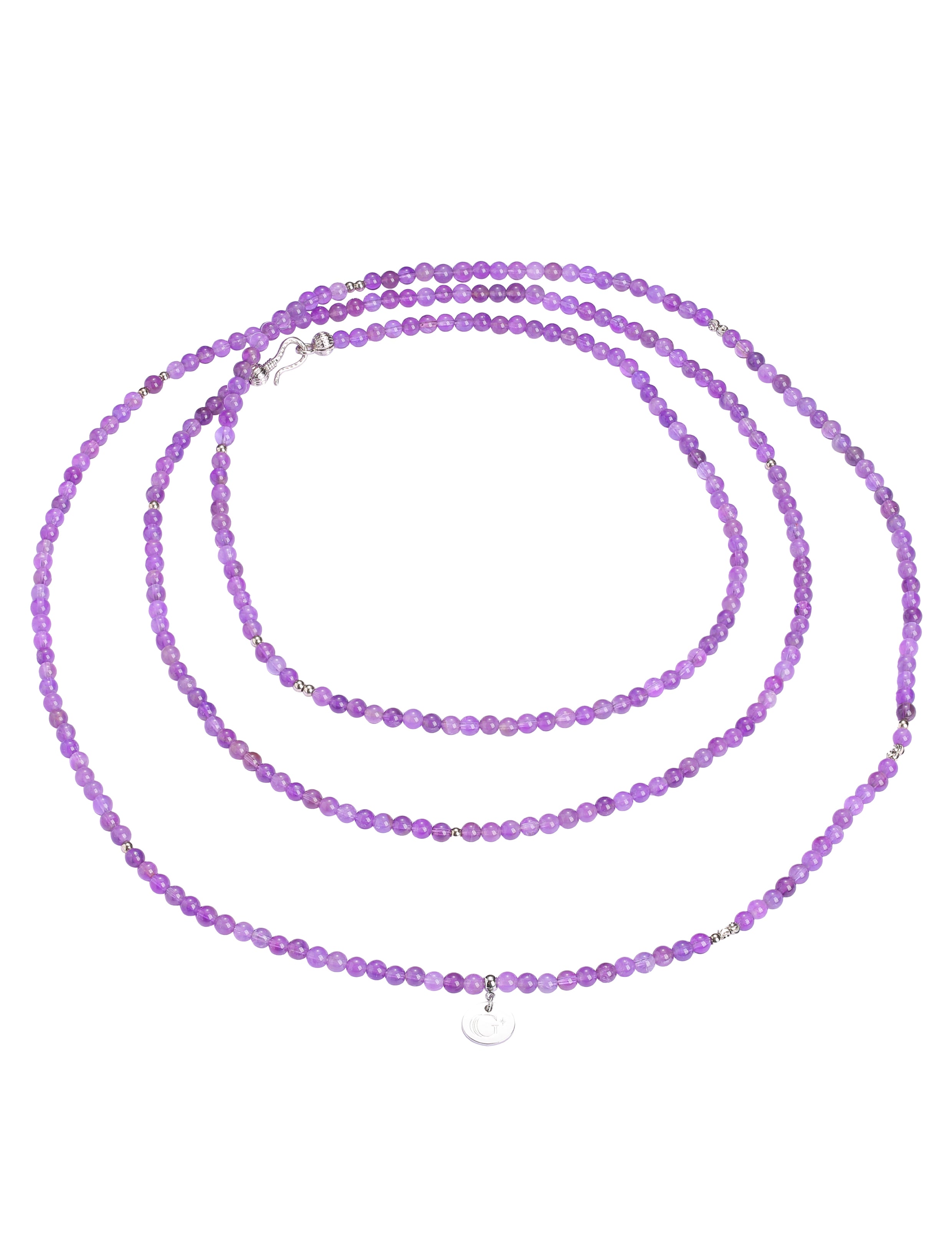 Amethyst Multilayer Wrap Necklace / Bracelet