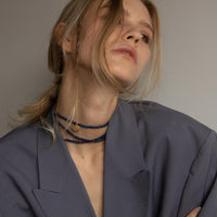 Lapis Multilayer Wrap Necklace / Bracelet