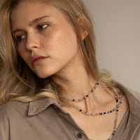 Fluorite Multilayer Wrap Necklace / Bracelet