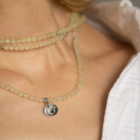 Prehnite Multilayer Wrap Necklace / Bracelet